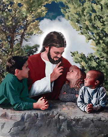 Teach Them to Pray - 11" x 14" Fine Art Giclée